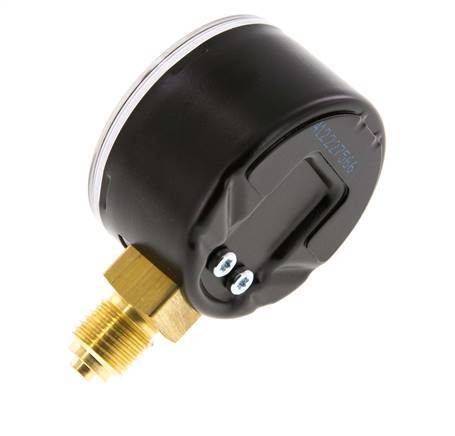 0..2.5 Bar (0..36 psi) Druck Manometer unter Stahl / Messing 50 mm Klasse 1.6