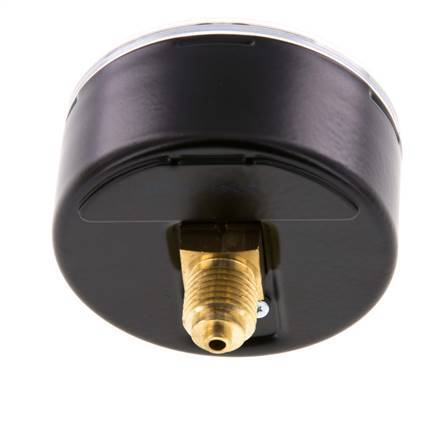 0..2.5 Bar (0..36 psi) Pressure Gauge Rear Steel/Brass 63 mm Class 1.6