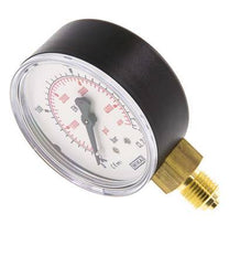 0..315 Bar (0..4569 psi) Druck Manometer unter Kunststoff / Messing 63 mm Klasse 2.5