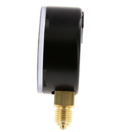 0..315 Bar (0..4569 psi) Druck Manometer unter Stahl / Messing 63 mm Klasse 1.6