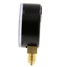 0..315 Bar (0..4569 psi) Druck Manometer unter Stahl / Messing 63 mm Klasse 1.6