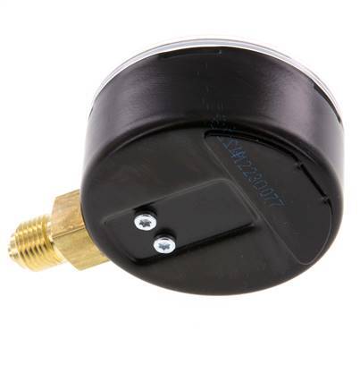 0..315 Bar (0..4569 psi) Druck Manometer unter Stahl / Messing 63 mm Klasse 1.6