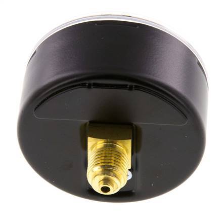 0..400 Bar (0..5802 psi) Pressure Gauge Rear Steel/Brass 63 mm Class 1.6