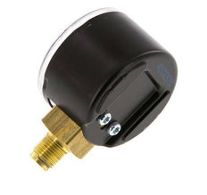 0..40 Bar (0..580 psi) Druck Manometer unter Stahl / Messing 40 mm Klasse 1.6