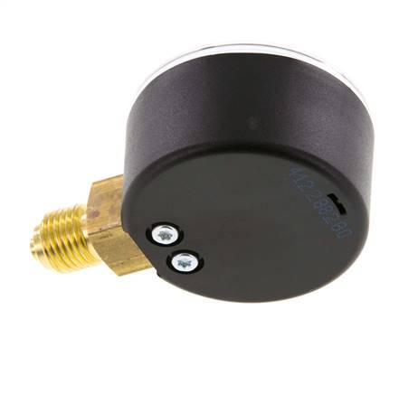 0..40 Bar (0..580 psi) Druck Manometer unter Kunststoff / Messing 50 mm Klasse 2.5