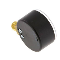 0..40 Bar (0..580 psi) Druck Manometer unter Kunststoff / Messing 50 mm Klasse 2.5