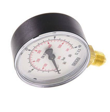 0..40 Bar (0..580 psi) Pressure Gauge Below Plastic/Brass 63 mm Class 2.5