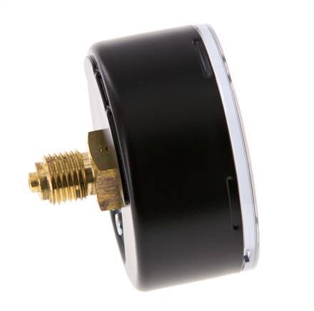 0..40 Bar (0..580 psi) Pressure Gauge Rear Steel/Brass 63 mm Class 1.6