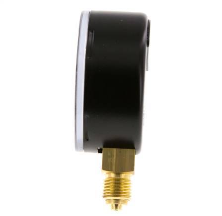 0..40 Bar (0..580 psi) Druck Manometer unter Stahl / Messing 63 mm Klasse 1.6