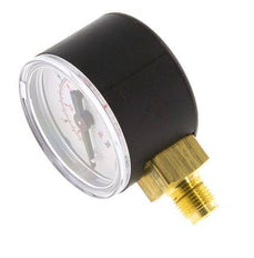 0..4 Bar (0..58 psi) Druck Manometer unter Kunststoff / Messing 40 mm Klasse 2.5