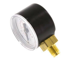 0..4 Bar (0..58 psi) Druck Manometer unter Stahl / Messing 40 mm Klasse 1.6