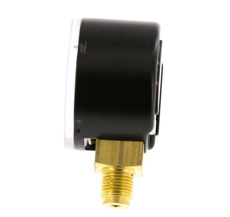 0..4 Bar (0..58 psi) Druck Manometer unter Stahl / Messing 40 mm Klasse 1.6