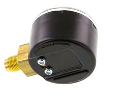 0..4 Bar (0..58 psi) Druck Manometer unter Stahl / Messing 40 mm Klasse 1.6