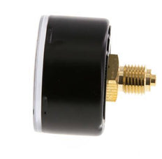 0..4 Bar (0..58 psi) Druck Manometer hinten Stahl / Messing 50 mm Klasse 1.6