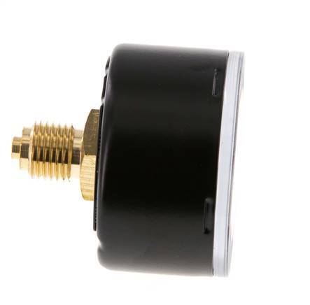 0..4 Bar (0..58 psi) Druck Manometer hinten Stahl / Messing 50 mm Klasse 1.6