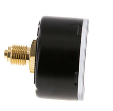 0..4 Bar (0..58 psi) Druck Manometer hinten Stahl / Messing 50 mm Klasse 1.6