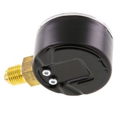 0..4 Bar (0..58 psi) Druck Manometer unter Stahl / Messing 50 mm Klasse 1.6