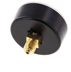 0..4 Bar (0..58 psi) Pressure Gauge Rear Plastic/Brass 63 mm Class 2.5