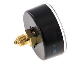 0..4 Bar (0..58 psi) Pressure Gauge Rear Plastic/Brass 63 mm Class 2.5
