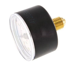 0..60 Bar (0..870 psi) Pressure Gauge Rear Plastic/Brass 50 mm Class 2.5