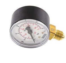 0..60 Bar (0..870 psi) Druck Manometer unter Kunststoff / Messing 50 mm Klasse 2.5