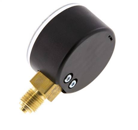 0..60 Bar (0..870 psi) Druck Manometer unter Kunststoff / Messing 50 mm Klasse 2.5