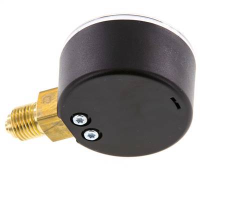 0..60 Bar (0..870 psi) Druck Manometer unter Kunststoff / Messing 50 mm Klasse 2.5