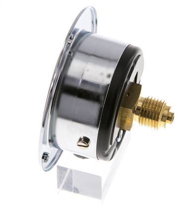 0..60 Bar (0..870 psi) Panel Mount Pressure Gauge Steel/Brass 50 mm Class 2.5 (Front Panel)