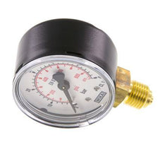 0..60 Bar (0..870 psi) Druck Manometer unter Stahl / Messing 50 mm Klasse 1.6