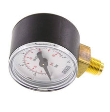 0..6 Bar (0..87 psi) Pressure Gauge Below Plastic/Brass 40 mm Class 2.5