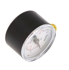 0..6 Bar (0..87 psi) Pressure Gauge Below Plastic/Brass 40 mm Class 2.5