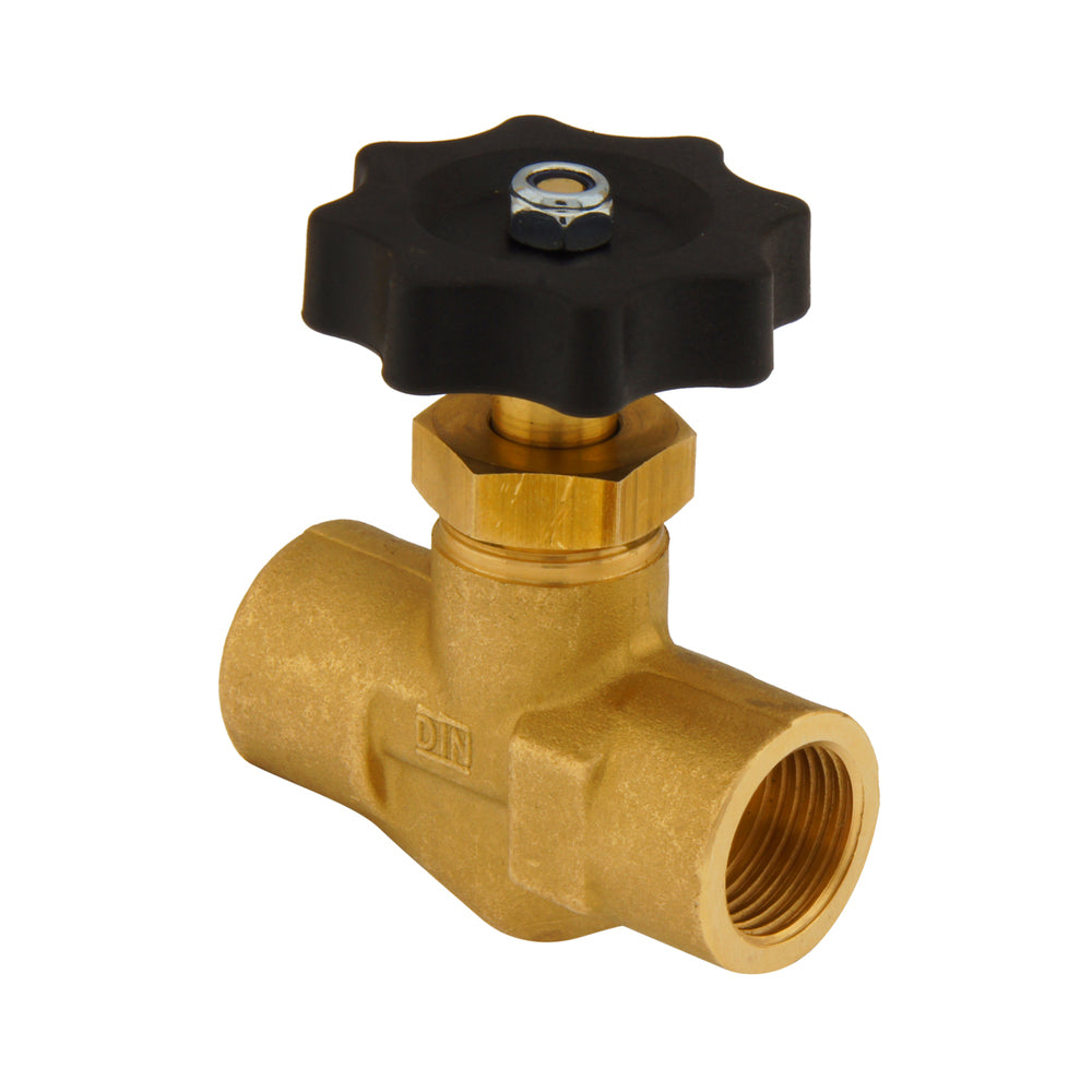 G1'' Brass Needle Valve PTFE 100 bar - NLB