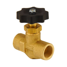 G1'' Brass Needle Valve PTFE 100 bar - NLB