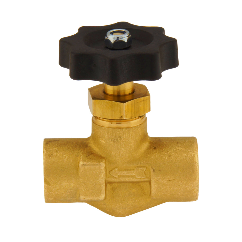 G1'' Brass Needle Valve PTFE 100 bar - NLB