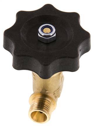 G1/4'' Außengewinde Messing Nadelventil NBR 40 bar - NLB
