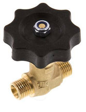 G1/4'' Außengewinde Messing Nadelventil NBR 40 bar - NLB