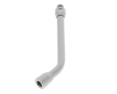 Verlängerungsrohr gebogen 150 mm ohne Düse