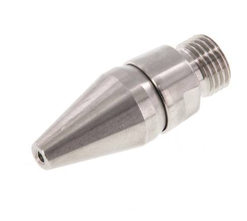 Einstellbare Luftspar-Düse R 1/4"(MT)-Rp 1/8"(FT) 1.4436