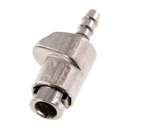 Doppelklauen-Profi-Stecker mit 6 mm Schlauchanschluss