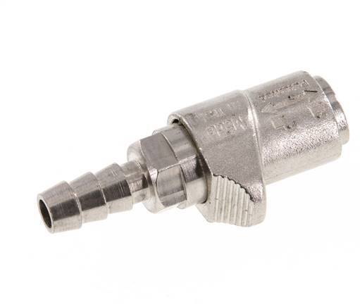 Doppelklauen-Profi-Stecker mit 8 mm Schlauchanschluss