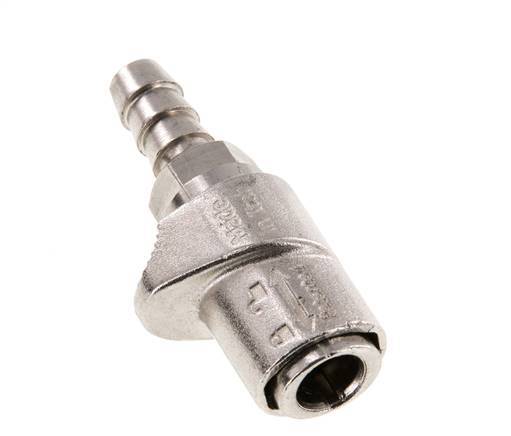 Doppelklauen-Profi-Stecker mit 8 mm Schlauchanschluss