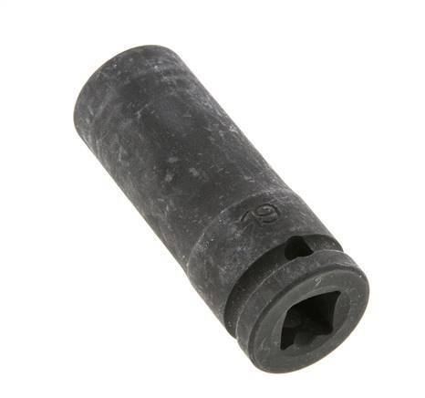 Kraft-Steckschlüssel Größe 19mm Vierkantantrieb 1/2" (12,7 mm)