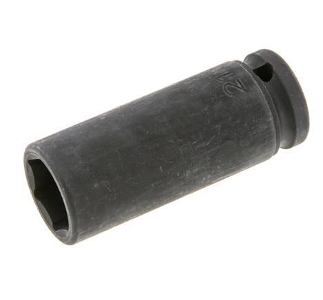 Kraft-Steckschlüssel Größe 21mm Vierkantantrieb 1/2" (12,7 mm)