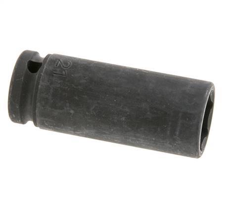 Kraft-Steckschlüssel Größe 21mm Vierkantantrieb 1/2" (12,7 mm)