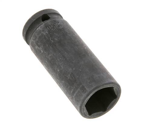 Kraft-Steckschlüssel Größe 21mm Vierkantantrieb 1/2" (12,7 mm)