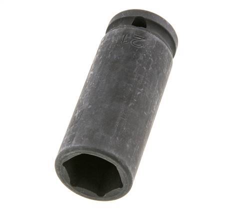 Kraft-Steckschlüssel Größe 21mm Vierkantantrieb 1/2" (12,7 mm)