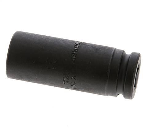 82mm Kraft-Steckschlüsseleinsatz für 21 mm Sechskantschrauben Vierkantantrieb 1/2" (12,5 mm)