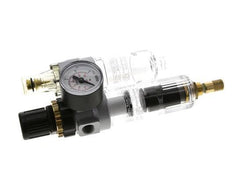 FRL 2-Teilig G1/4'' 350l/min 0.5-16.0bar/7-232psi Auto Polycarbonat Standard 0