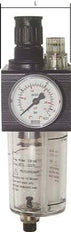 FRL G1'' 3400 l/min 0.5-6.0bar/7-87psi Manual Polycarbonate Combo 2
