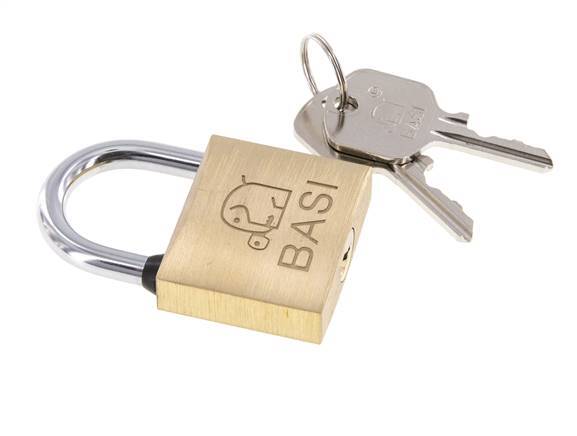Cylinder padlock 40 Simultaneous Locking with Closure B